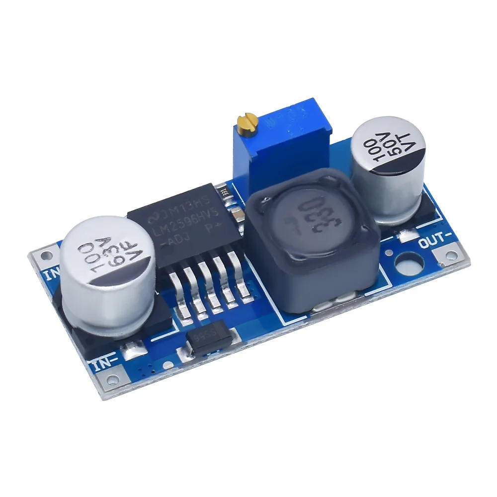 WAVGAT LM2596HVS LM2596 HV LM2596HV DC-DC regulowany przekształtnik Buck moduł zasilania 4.5-50V do 3-35V Urrent ograniczenie — zdjęcie 4
