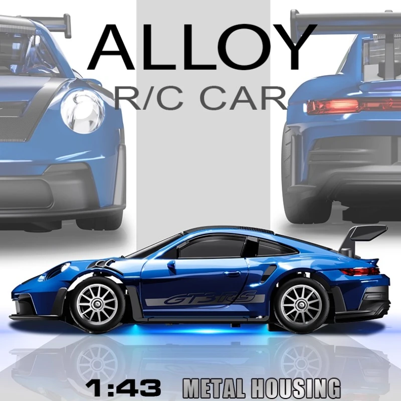 RC سيارة 1/43 4WD جسم معدني محاكاة الانجراف RC سيارة كهربائية كاملة النطاق التحكم عن بعد نموذج مع الجيروسكوب الصبي الكبار لعبة هدية