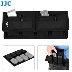 JJC-funda de almacenamiento para batería de cámara, soporte para Sony NP-FW50 NP FW50 FZ100 Canon NP-FZ100 LP E6 E8 E10 AAA 18650 CR2032