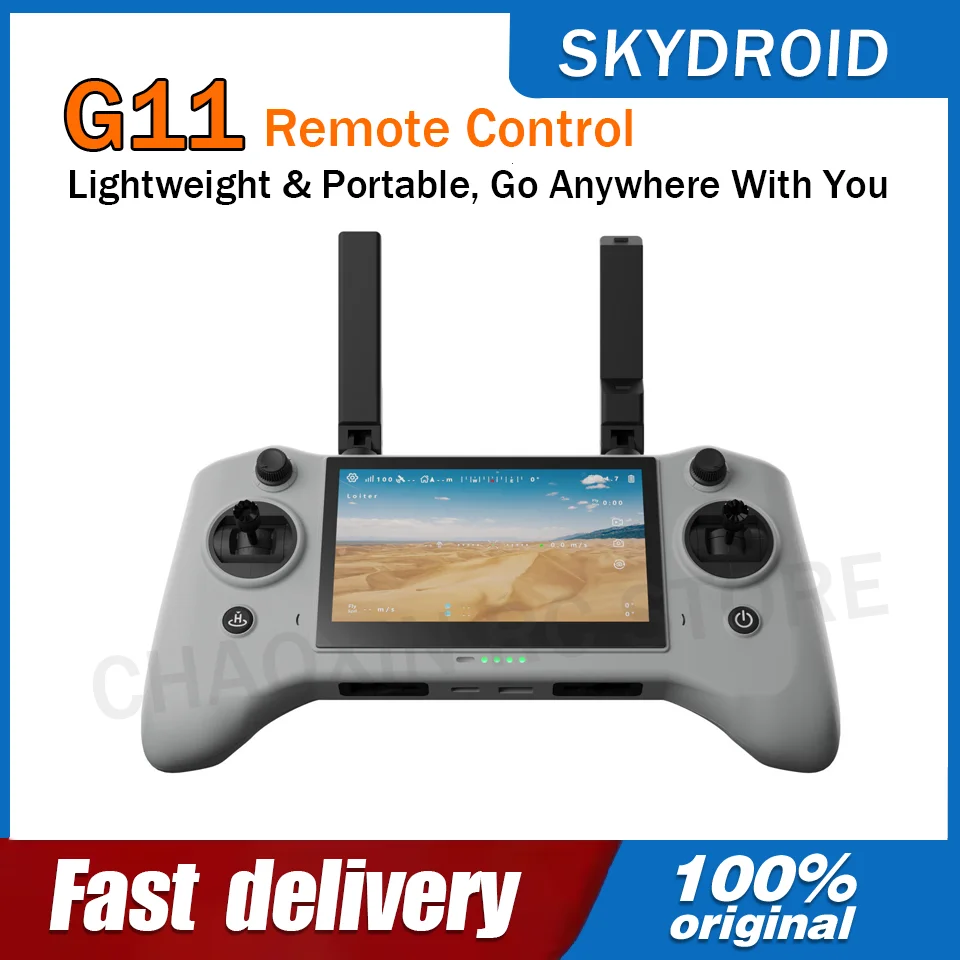 New SKYDROID G11 Remote Control with 4.5-inch Touchscreen 20KM Integrated Telemetry 2.4GHz/5.8GHz Dual Frequency Band