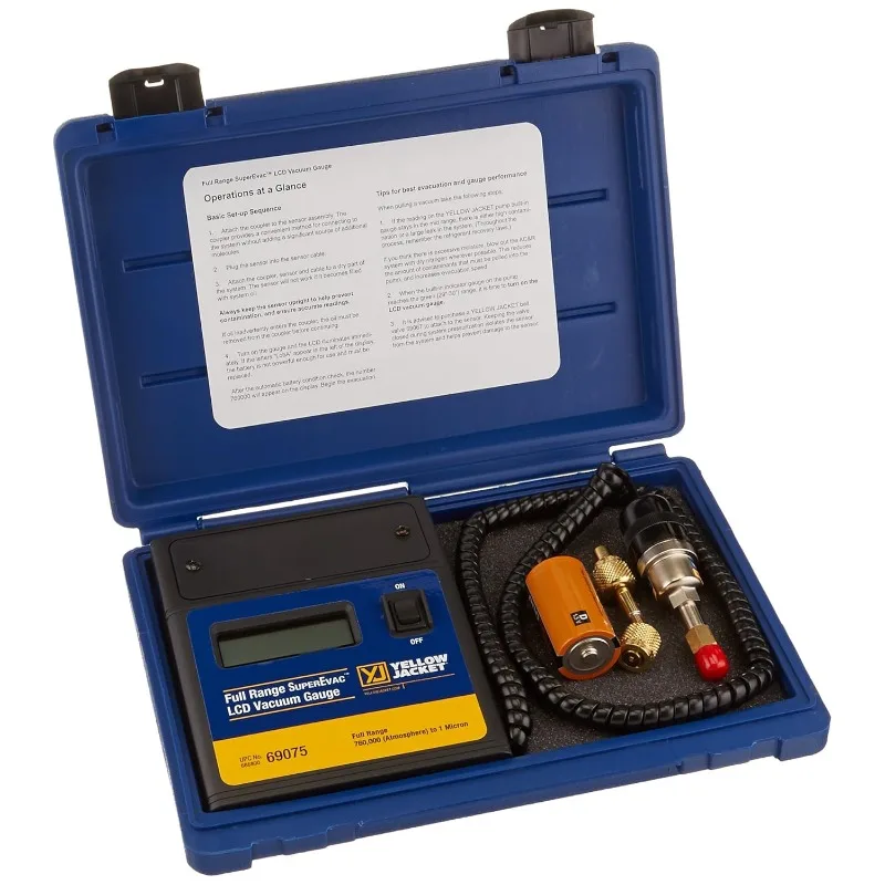 Das LCD-VAKUUMMESSGERÄT wird vom Hersteller eingestellt ‏   : ‎   Nein