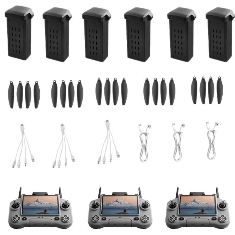 KY108 Smart Airdrop FPV Remote Control Queadcopter RC Drone Spare Parts Accessories 3.7V 1800mAh Battery USB Blade Controller