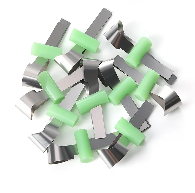 100 Stück AZDENT Dental-Matrixbänder, segmentierte, konturierte Metallmatrizen mit Positionierung, 5/6/7/8/9 mm Breite, für Zahnärzte und die Zahnmedizin. – Detail 8