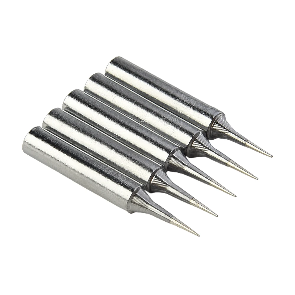 Pratical Nice Soldering Tips Soldering tips Heat Resistant Pure Copper Replacement 5PCS Tools 900M-T-I Pure copper