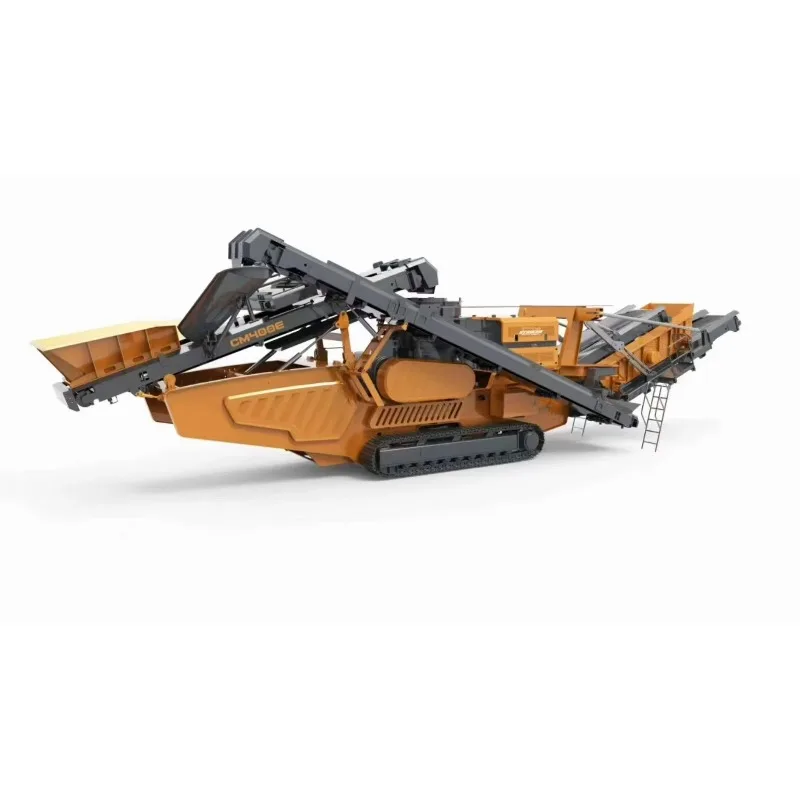 YG Mobile Crusher Machine Trailer Type Mobile Crushing Plant for Road Construction Aggregate Production Durable Design