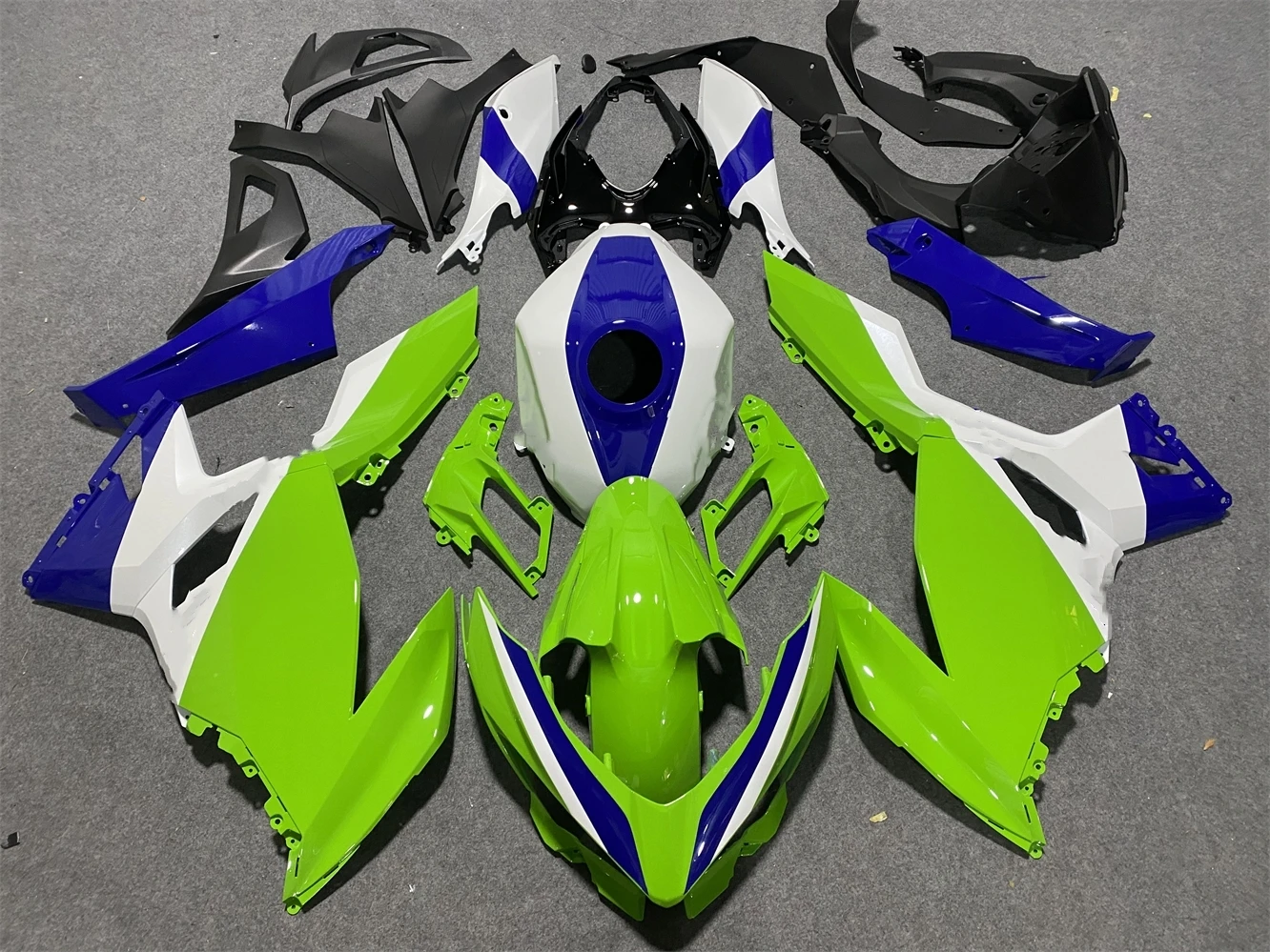 

Комплект обтекателей для мотоциклов Ninja 400 2018 2019 2020 2021 2022 ZX400 EX400 18 19 2023 22 23 года обтекатель белый зеленый