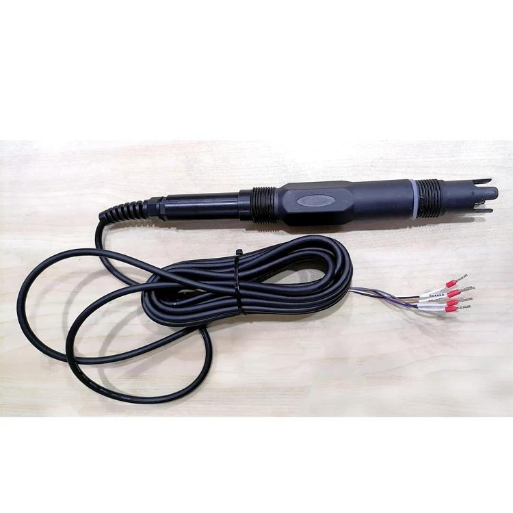 Industrial PH Probe RS485 Plastic PH Electrode Water PH Sensor Probe 4-20ma for Aquarium