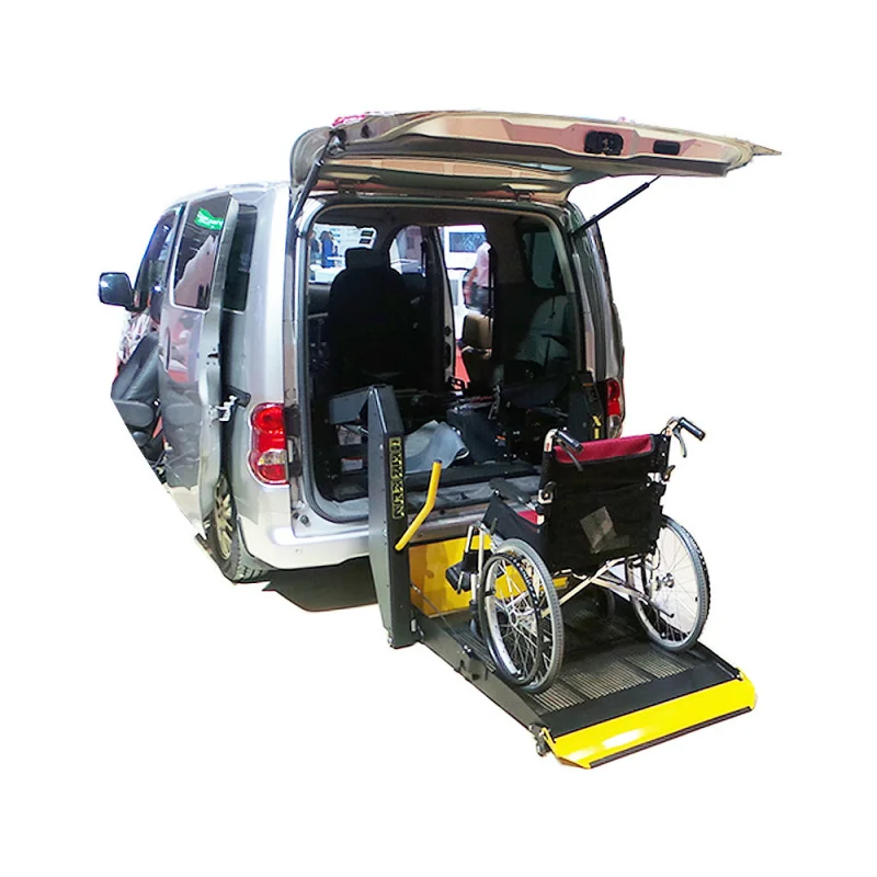 Suitable modification of commercial and vans into lifts for disabled people, car-accessible wheelchair lift