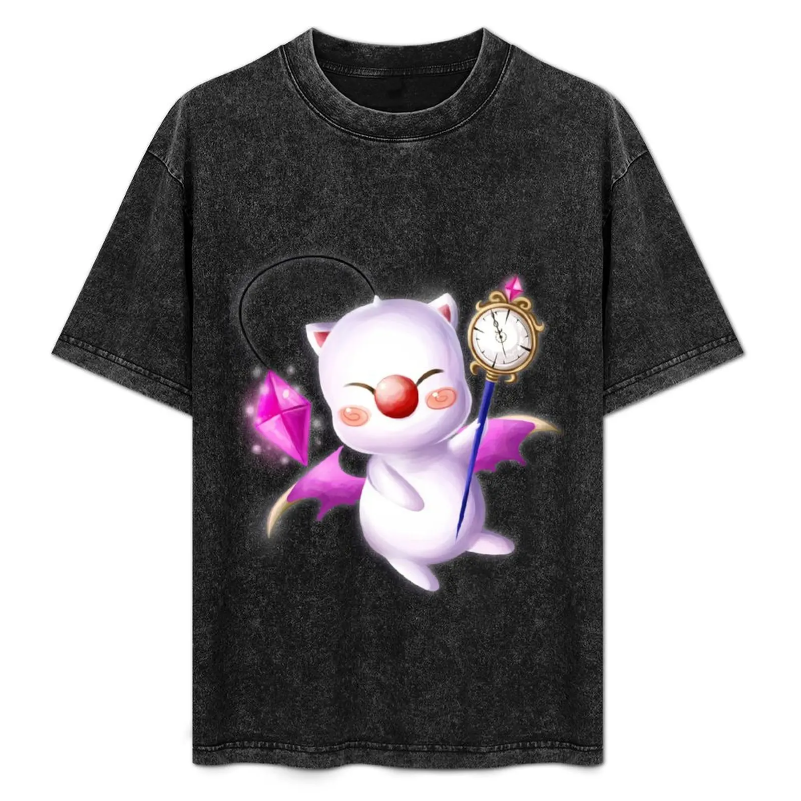 

Time Traveling Moogle T-Shirt Work Outdoor T-Shirt for Men