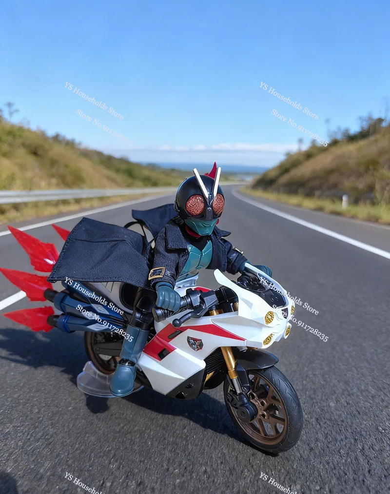 6.2 سنتيمتر سترة واقية طويلة 3.3 سنتيمتر وشاح أحمر الملابس مجموعة ملحق ل Brokees مصغرة كامين رايدر رقم 1 الشكل Diy بها بنفسك الديكور #2