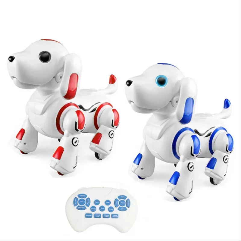 Chien télécommandé électronique coule programmable et intelligent, robot phtalRC robotique, chiot, jouets pour animaux de compagnie, cadeau de Noël pour enfants, 837