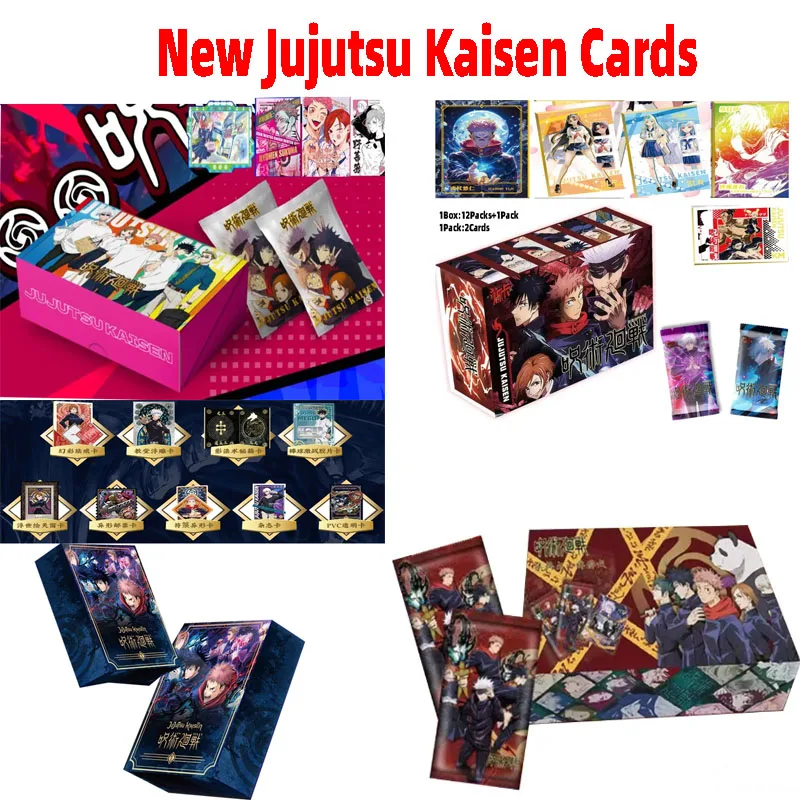 

2024 Japanese Jujutsu Kaisen Cards Gojo Satoru ACG TCG CCG Anime Character Booster Box Doujin Toys And Hobbies Gift