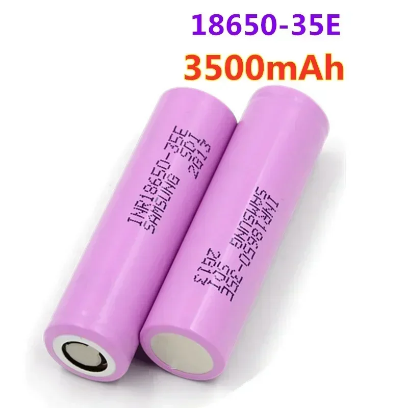 100% originale 2023nuovo bestseller 18650 3500Mah 25A scarica INR18650 35E 1-100 pz 3.7V li-ion batteria ricaricabile + spedizione gratuita