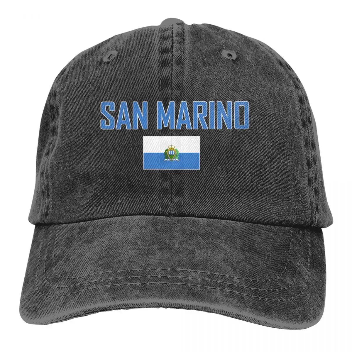 Flag of SAN MARINO Baseball Caps Unisex Soft Casquette Cap Fashion Denim Hat Vintage Adjustable Dad Hat