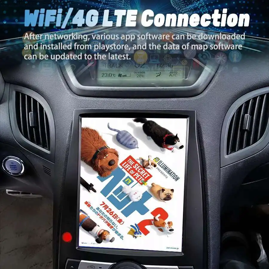 Car Android Screen For Hyundai Rohens Coupe Genesis Coupe 2009 - 2012 Multimedia Navigation Radio Wireless Carplay Head Unit