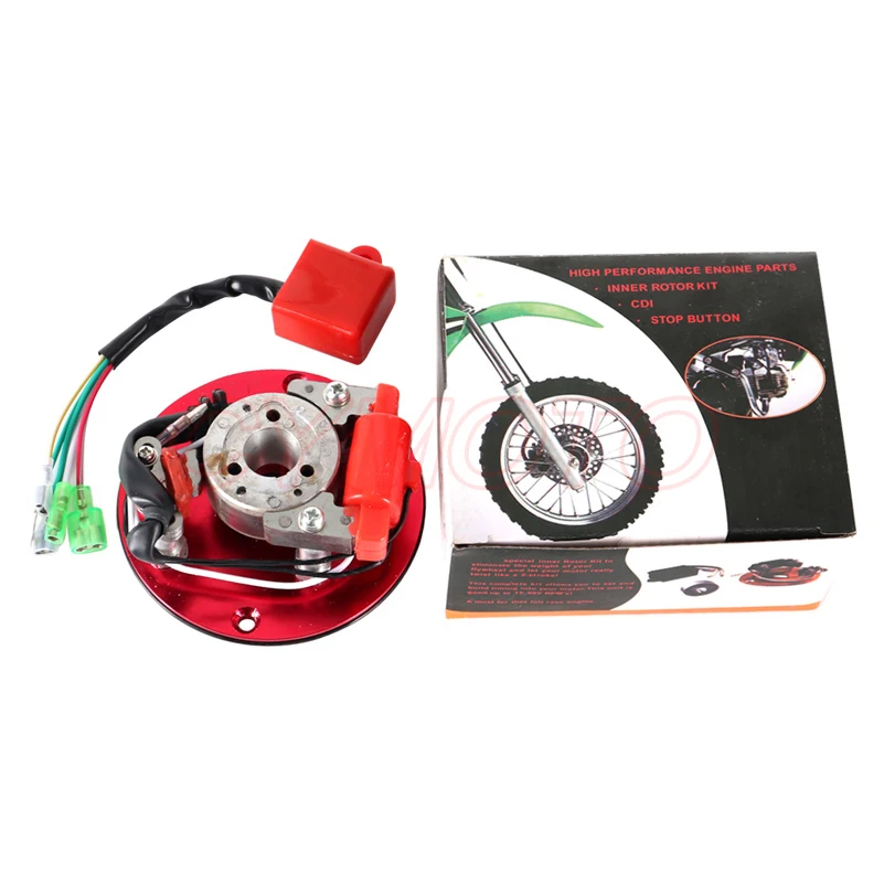 Statore magnetico da corsa ad alte prestazioni con Kit CDI universale per motori orizzontali 50-160cc Pit Dirt bike ATV Quad Parts