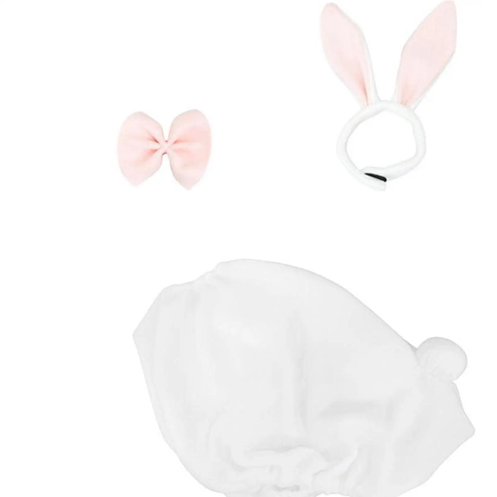 Cute Easter Bunny Goose Costume Porch Decor Soft Polyester Apparel for Yard Balcony Garden Holiday Decorations