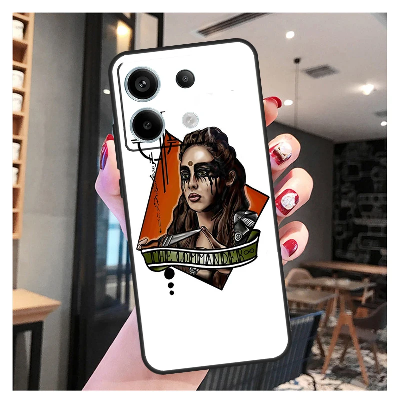 Commander Lexa The 100 Case For Xiaomi Redmi Note 13 12 10 9 8 11 Pro 12S 11S 10S 9S Remdi 13C 9C 10C 12C Cover