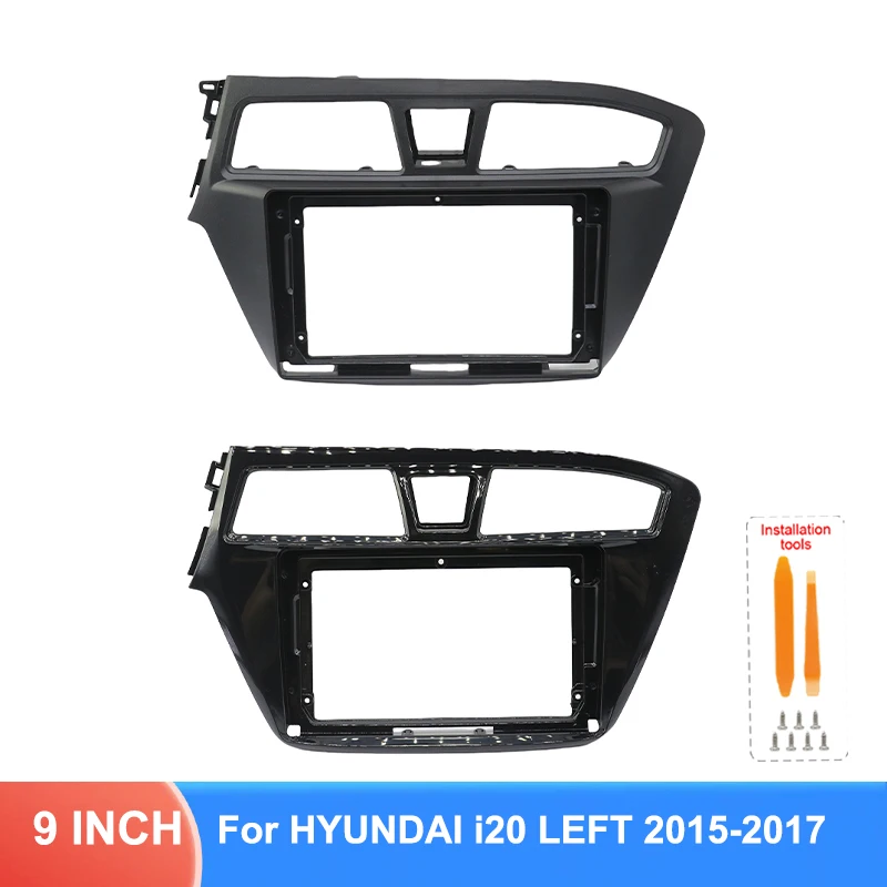 9 Inch Dash Panel For Hyundai Tucson IX35 2010-2015 Radio Frame Wiring Harness Optional