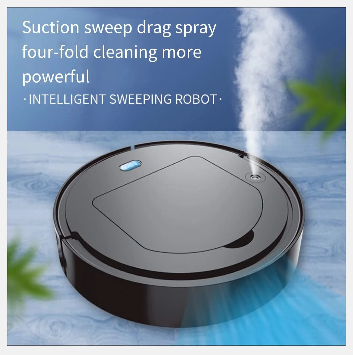 Robot Vacuum Cleaner New Sweeping Mopping 3 In 1 Smart Wireless  Dragging Cleaning Sweep Floor For Home Office Clean