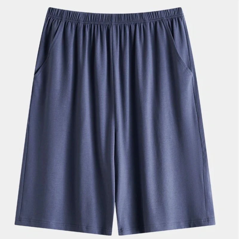 

Mens Cotton Loungewear Shorts Summer Loose Breathable Casual Home Pants