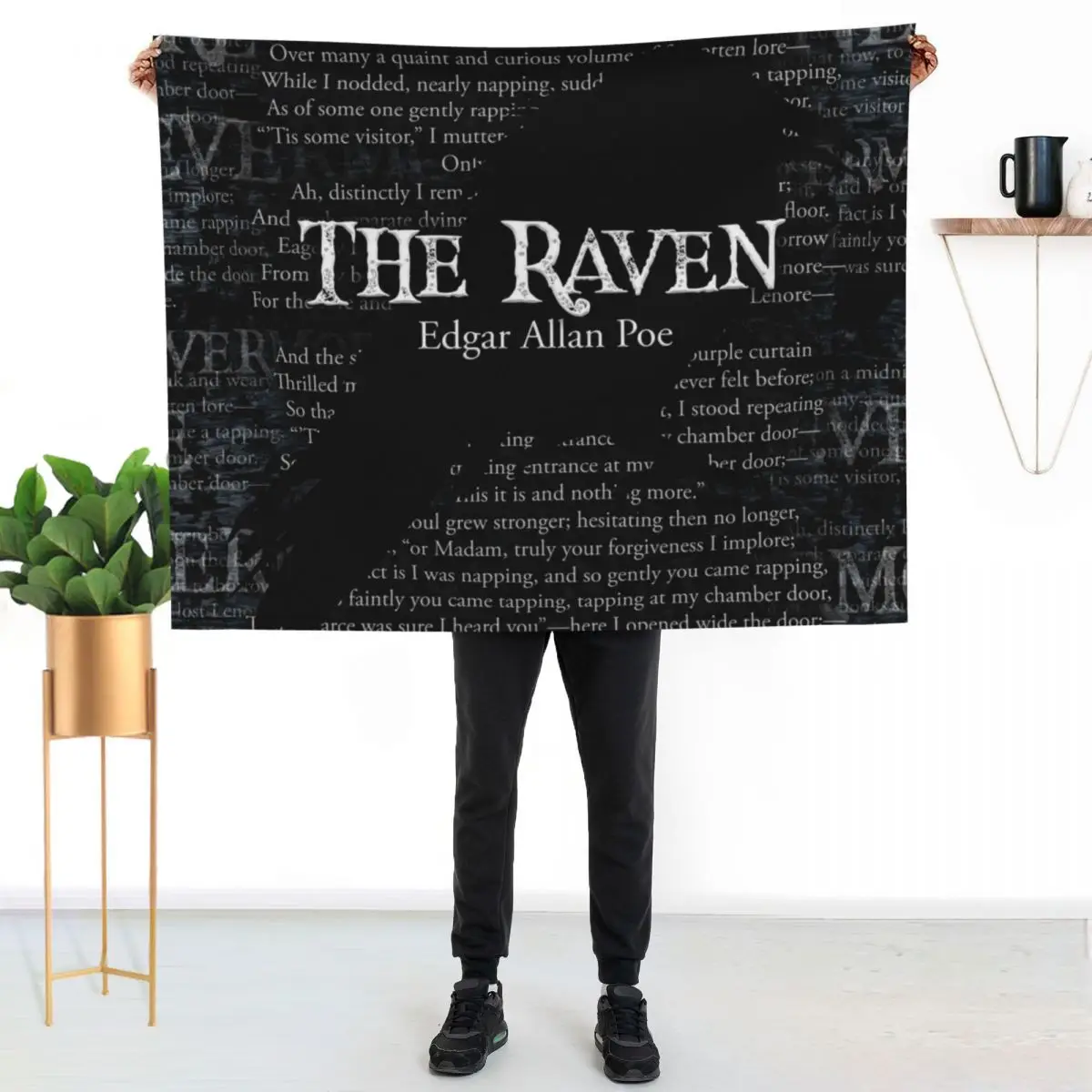 The Raven Throw Blanket Blankets For Sofas anime Luxury Winter beds Giant Sofa christmas gifts Blankets