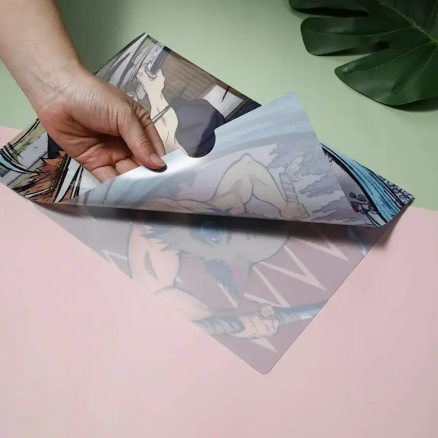 A4 Cute Anime Kawaii Document Bag Organizer File Folder Kids stationery gift