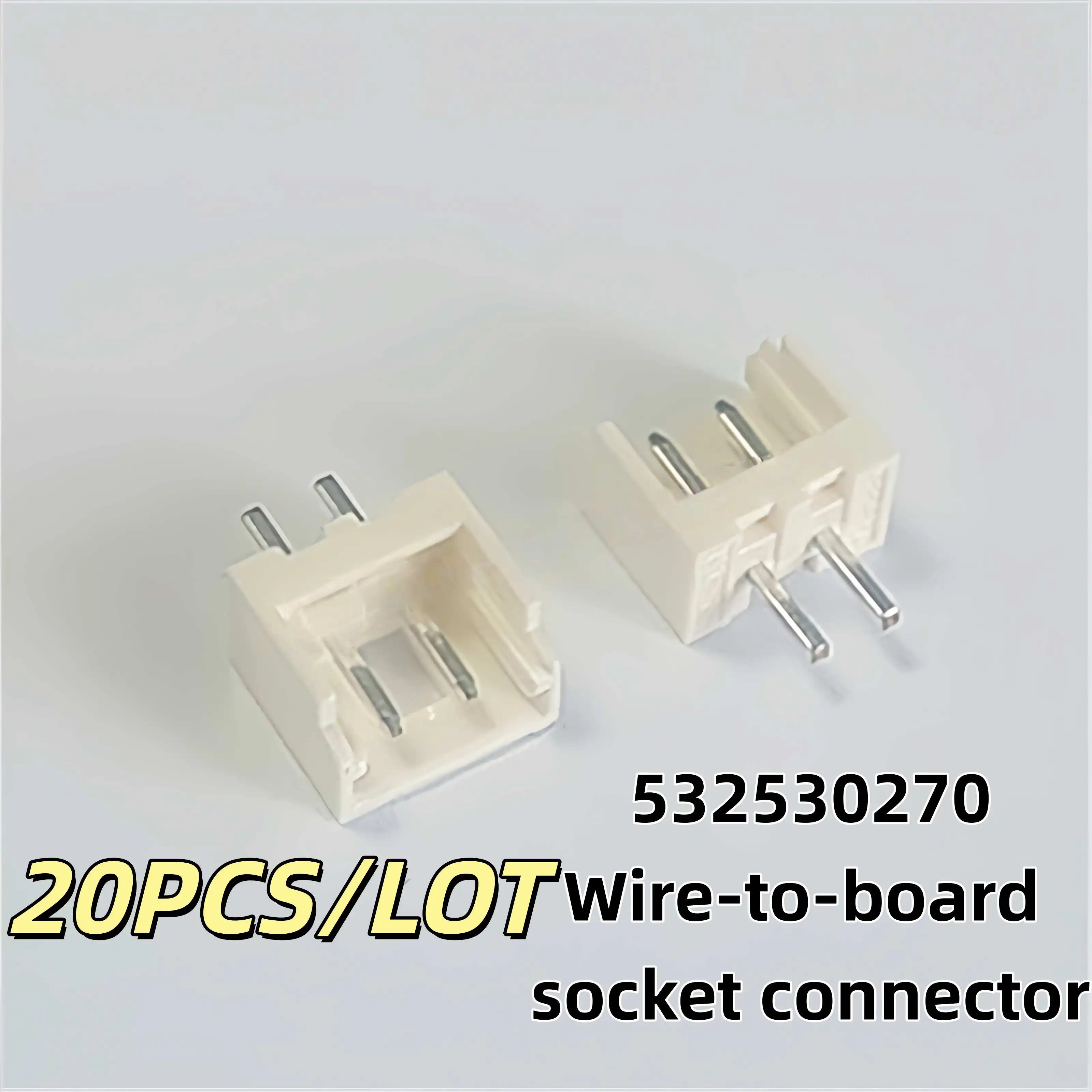

20 шт./лот 532530270 53253-0270 0532530270 1*2PIN P = 2,0 мм разъем «провод к плате», новый и оригинальный