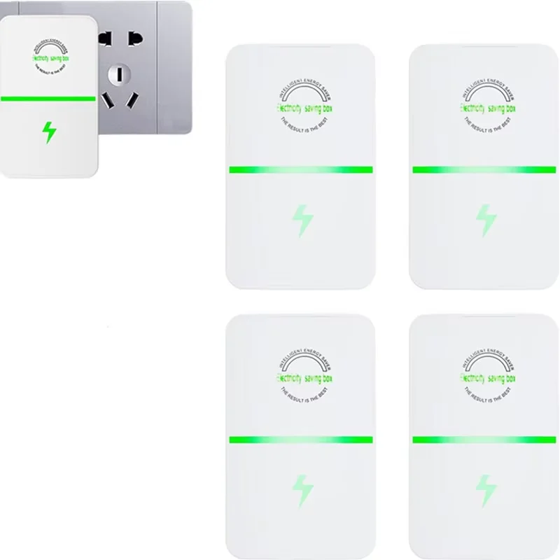 2/4Pcs Power Saver 90V-250V Electric Energy Saver US Standard Household Electricity Saving Box Smart Portable Electric Bill