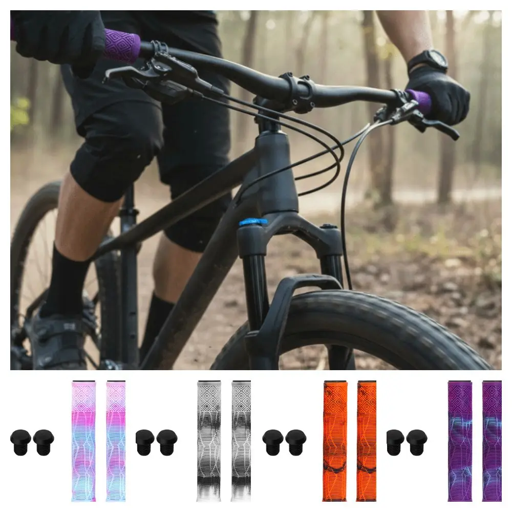 Comfortable Anti Slip Rubber Bike Handlebar Grips 160mm Grip Rubber Handle Cover Universal Anti Slip