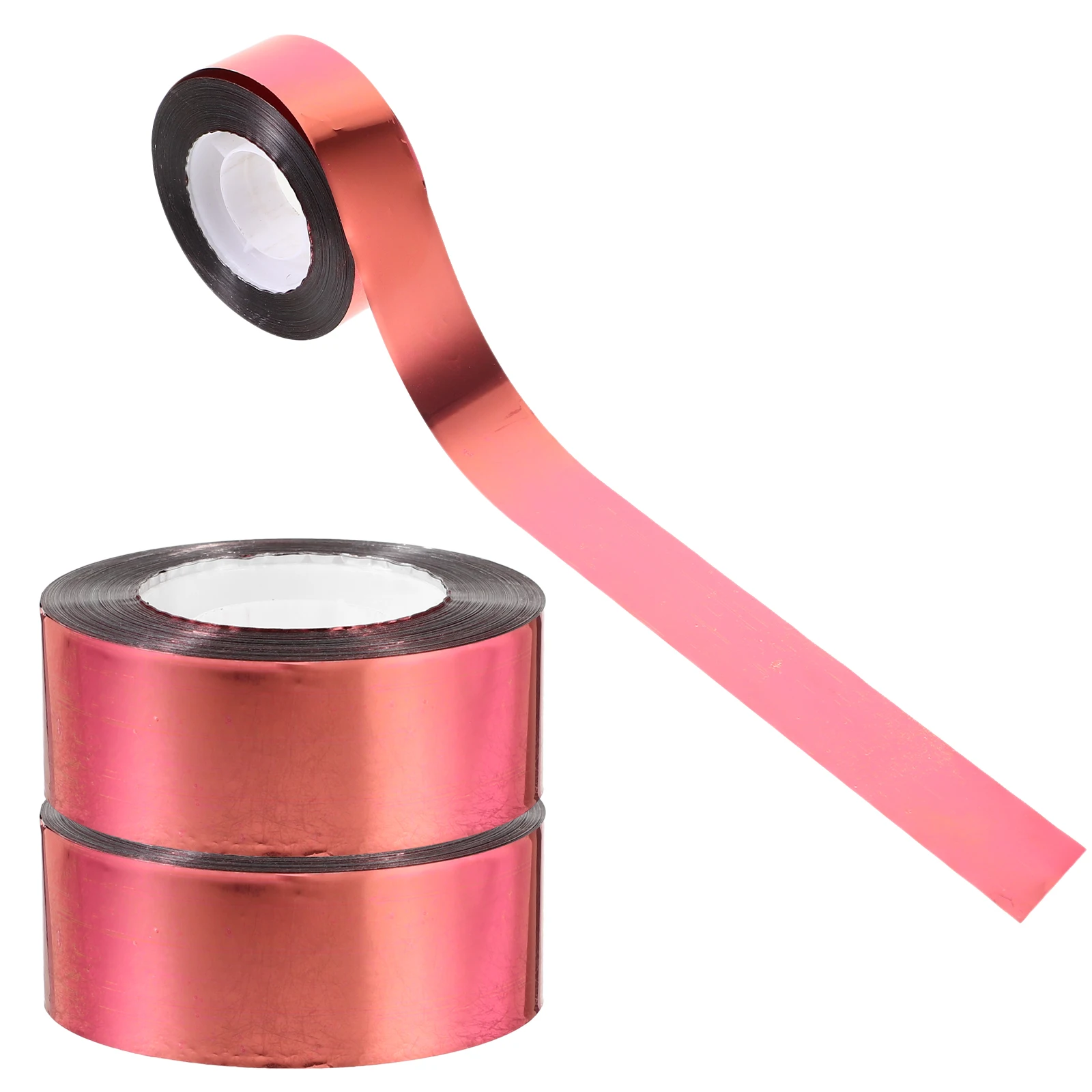 

3 Rolls 4cmx80m Red Bird Repelling Reflective Repellent Tape Tapes for Gardens chards PET Material Scare Away Wind Twisting