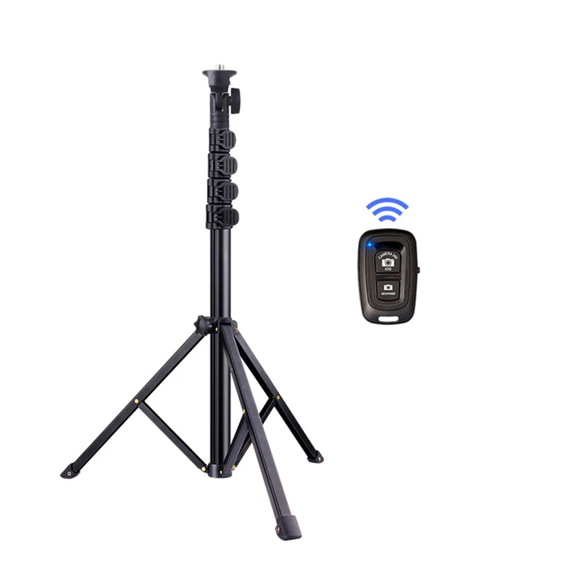 

64 Inch Tripod For Cell Phone Camera, Phone Tripod With Remote And Phone Holder, Portable Tripod For Video Recording Easy To Use