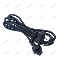 European Power Adapter Cord Cable 2m EU Plug 2 Pin Male To IEC 320 C5 For Notebook Power Supply