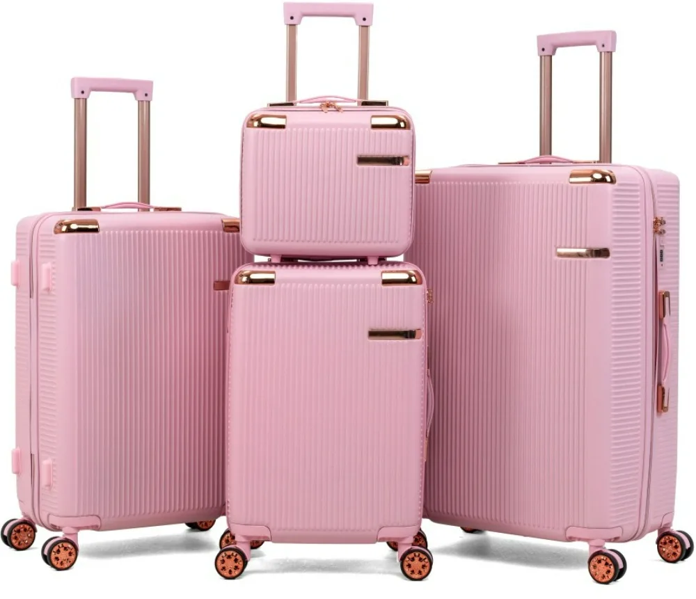 

4pcs Hard Suitcases Set, 360 ° Dual Rotating Four-wheel , Password Lock, Lightweight Universal Wheel Luggage, 14"19"23"27 Inch