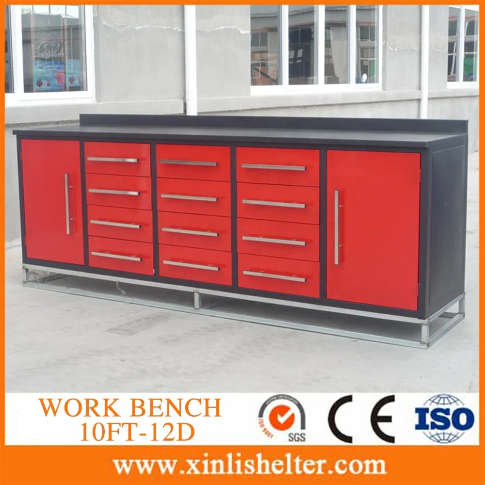 SUIHE Heavy Duty Stainless Steel workbench Tool chest with drawer Tool Cabinet and work bench