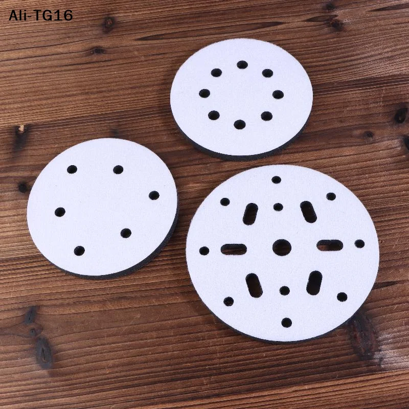 Picture 6: 【A6t】Interface Pad 5 Inch 6 Holes Hook And Loop Soft Sponge Cushion Buffer Pads For Sanding Disc Orbital Sander Pads