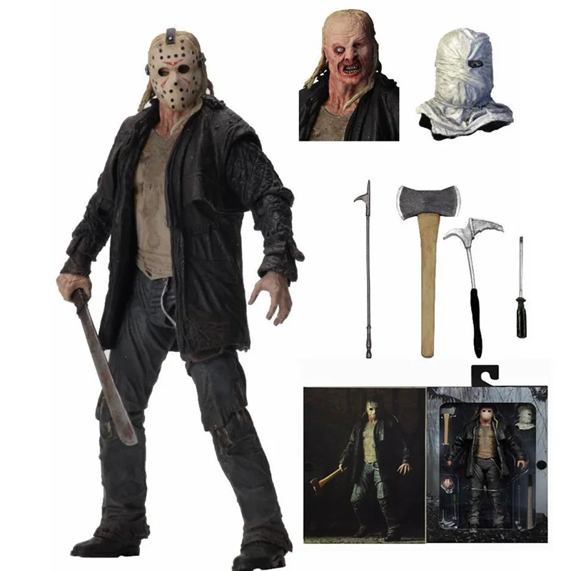 The Classic Horrible Movie NECA Jason Voorhees Action Figures Toys Scary Doll Horror Gift