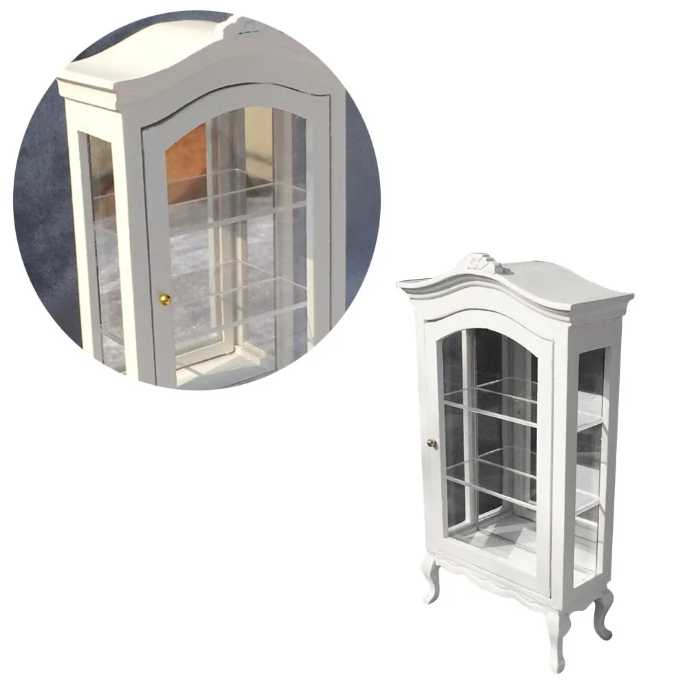 

Миниатюрный шкаф 1:12 для декора, ручной работы, легкий, шикарный дизайн, идеально подходит для миниатюрного домика/комнаты/бокса