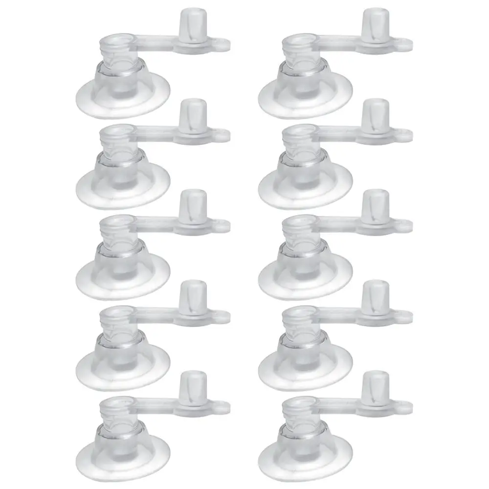 10Pcs New PVC Kitesurfing Kite Inflate Valve Transparent Hole Diameter 6mm Air Plug U-shaped Pillow Valve Plug For Sea Surfing