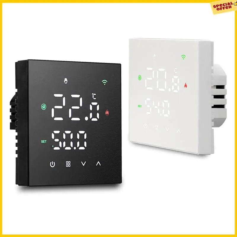 

A25P Tuya Wifi Smart Thermostat Smart Electric Floor Heating Temperature Controller Switch For Google Home Alexa Alice B