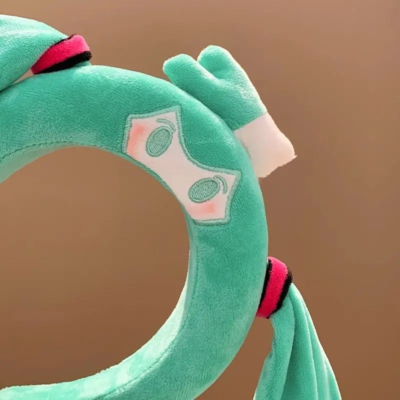 Hatsune Miku Stirnband Kreativität hochwertiges Anime zweidimensionale periphere Persönlichkeit süßes und supersüßes Gesichtswasch-Stirnband – Detail 4