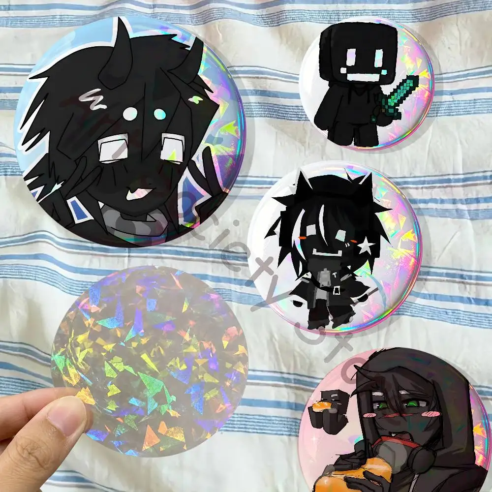 V-Verity Twixxel Badges Creative Tinplate Button Pins Brooch Creative Quotes Badge Clothes Backpack Jewelry Gift Fan Merchandise
