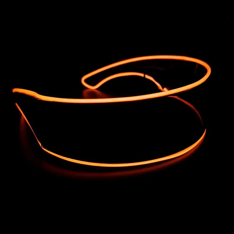Gafas Cyber Punk con luz LED que brillan en la oscuridad, máscaras para Navidad y Halloween
