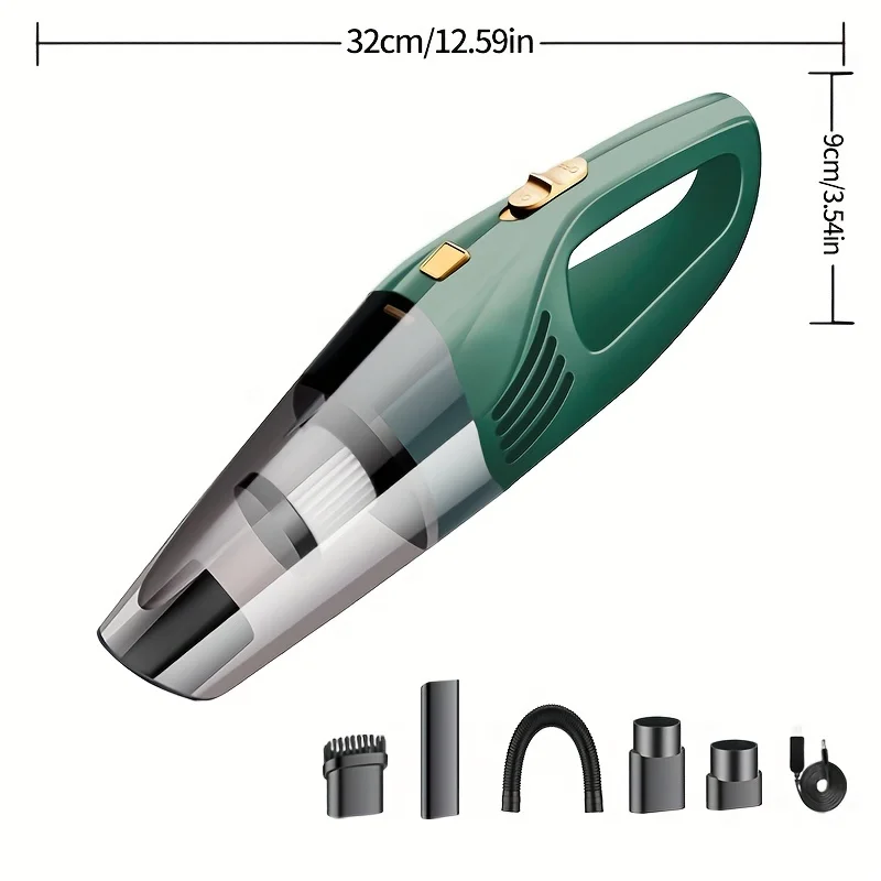 Car Wireless Vacuum Cleaner Powerful High Power High Suction Mini Handheld Car Vacuum Cleaner Household Indoor Small