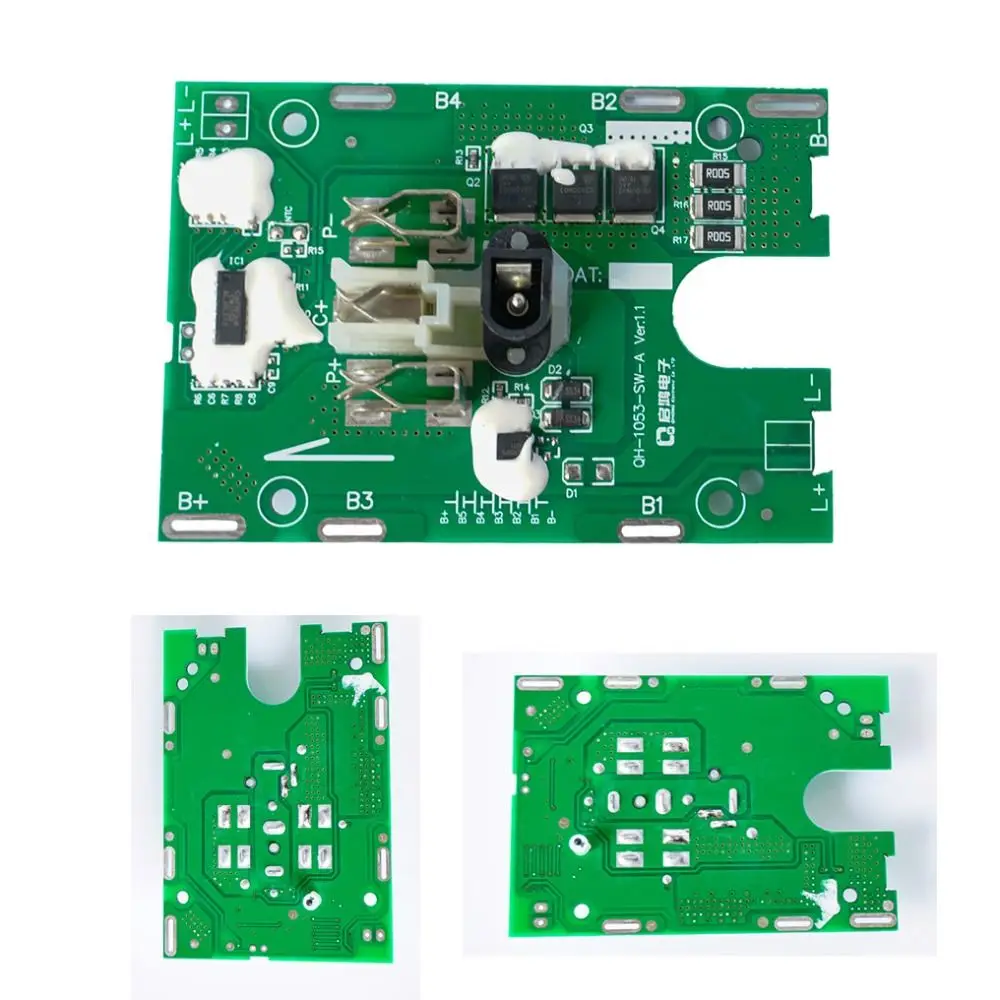 PCB Charging Drill Protection Board 18/21V Without Lamp Battery Charging Protection Board Protection 3MOS