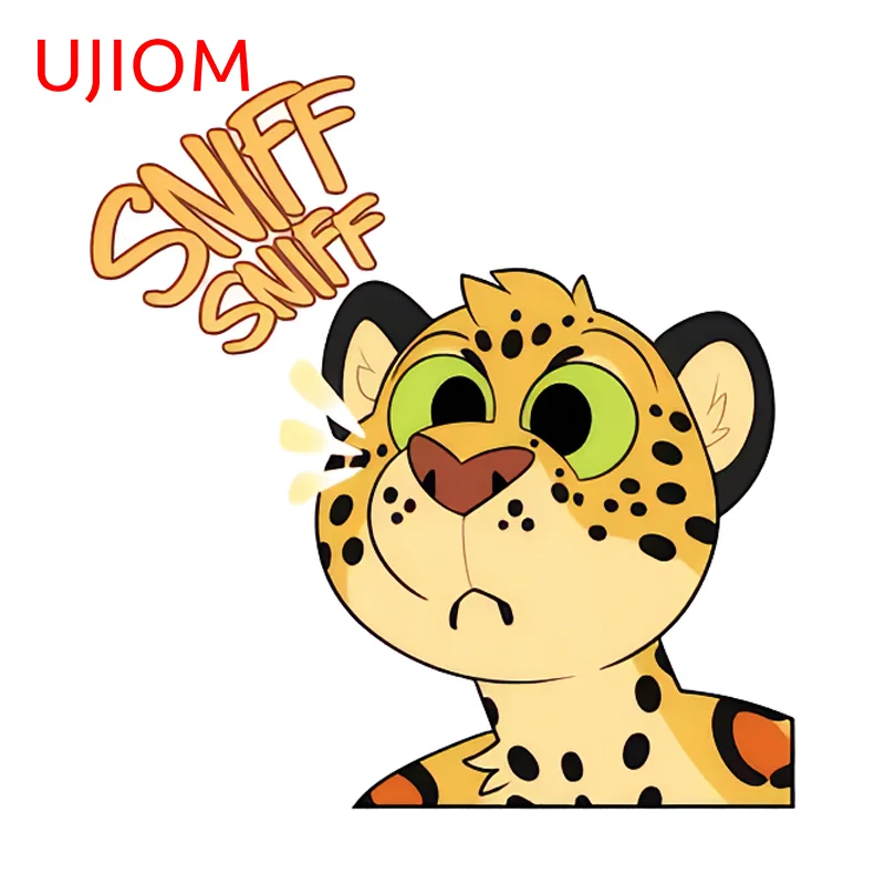 UJIOM Furry Lovely Wall Sticker Enchanting Tendy Exclusive Design Sunscreen Decal Creative Personality Amusing Wallpapers
