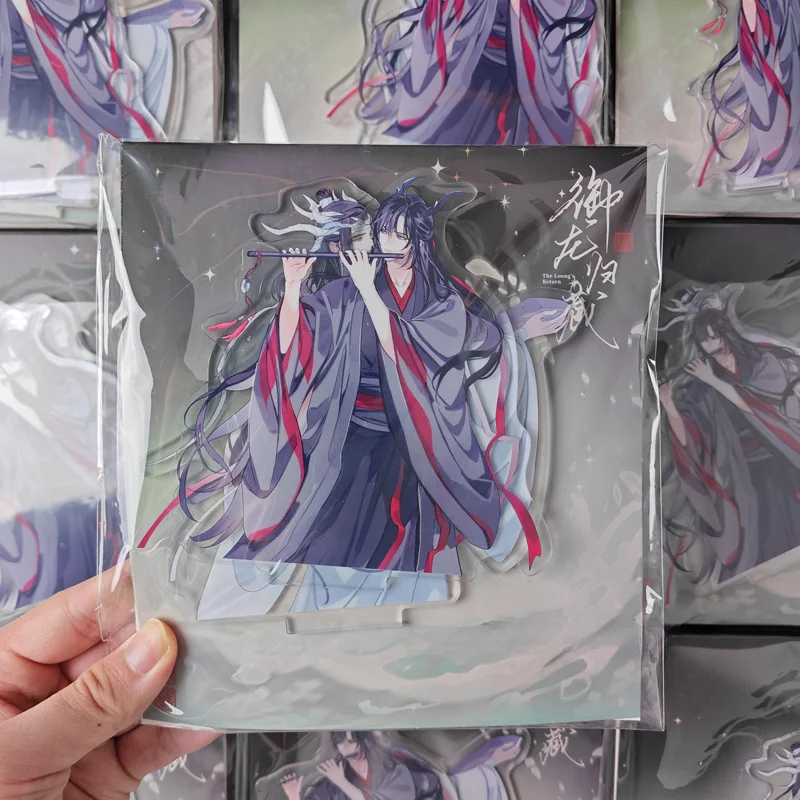 Anime Grandmaster of Demonic Cultivation WeiWuXian LanWangJi Cosplay Standing Sign Birthday Xmas Gift Acrylic Desktop Ornament