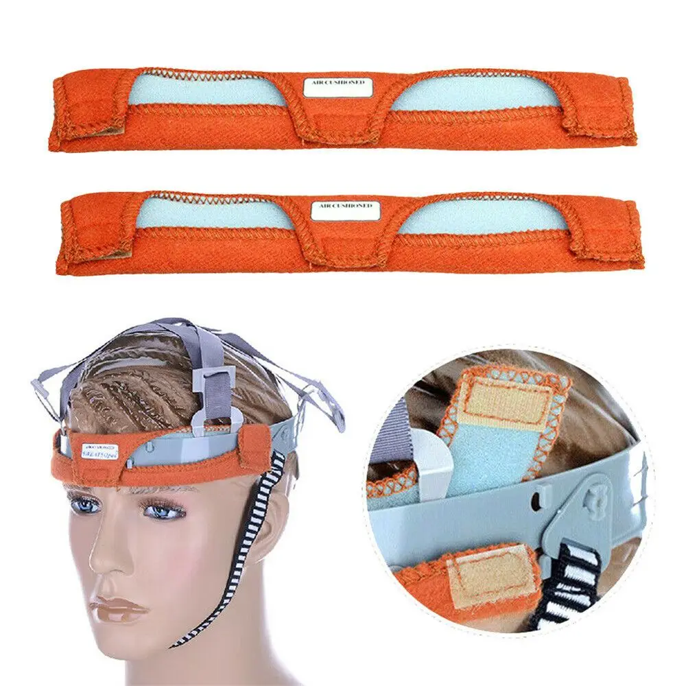 2Pcs Hard Hat Sweatband Liners Helmet Welding Antiperspirant Belt  Air Cushion Sweatband Helmet Replacement Comforter Pad