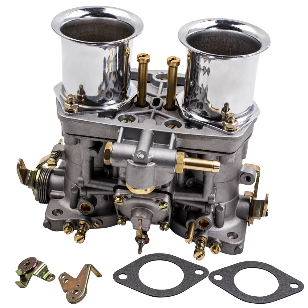 Twin 44IDF Carburetor for VVW Beetle Bug Jaguar Porsche BMW Fiat with Gaskets