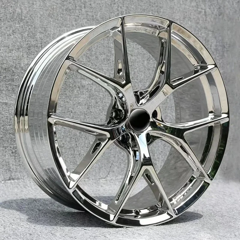 High Quality Gl17-24 Inch Chrome Custom Concave Forged Alloy Wheel Rims 5x100 5x114.3 5x115 5x120 Universal Passenger Car Wheels